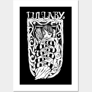 Lullaby - The Cure illustrated lyrics. Posters and Art